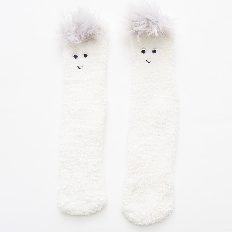 Plusock Cute Zoom Quarter Socks(2 Pairs) - Alpaca - EU36-40(US3-7) - image 9