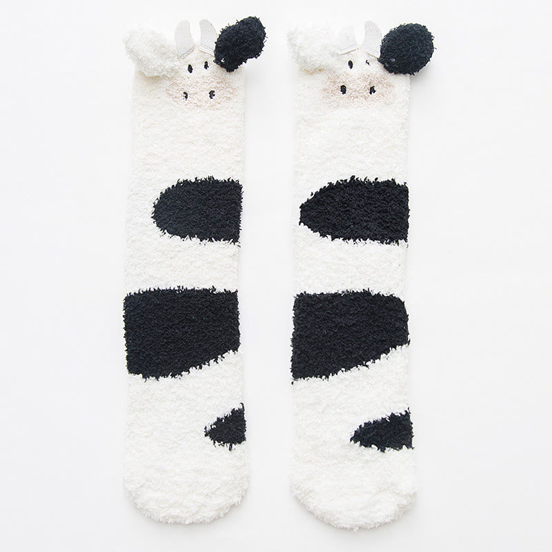 Plusock Cute Zoom Quarter Socks(2 Pairs) - Dairy Cow - EU36-40(US3-7) - image 10