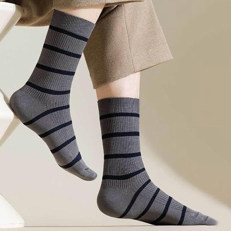 Plusock Plus Size Soft Sweat Absorbent Quarter Socks(5 Pairs) - image 4