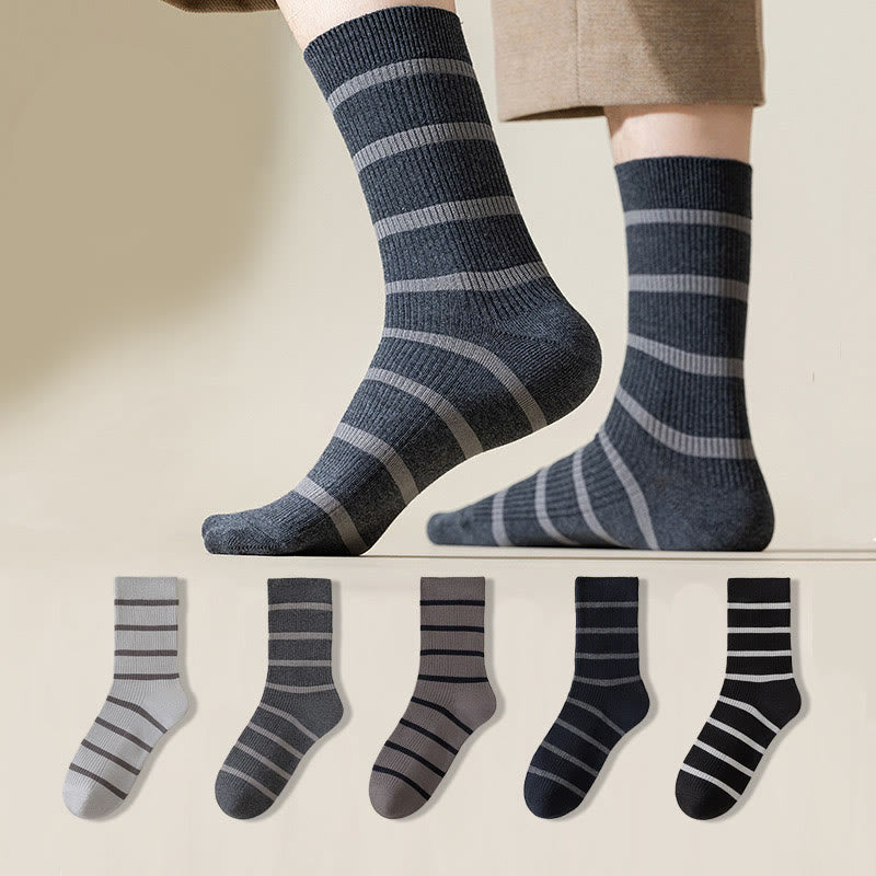 Plusock Plus Size Soft Sweat Absorbent Quarter Socks(5 Pairs) - Multicolor - EU39-44(US6-10) - image 0
