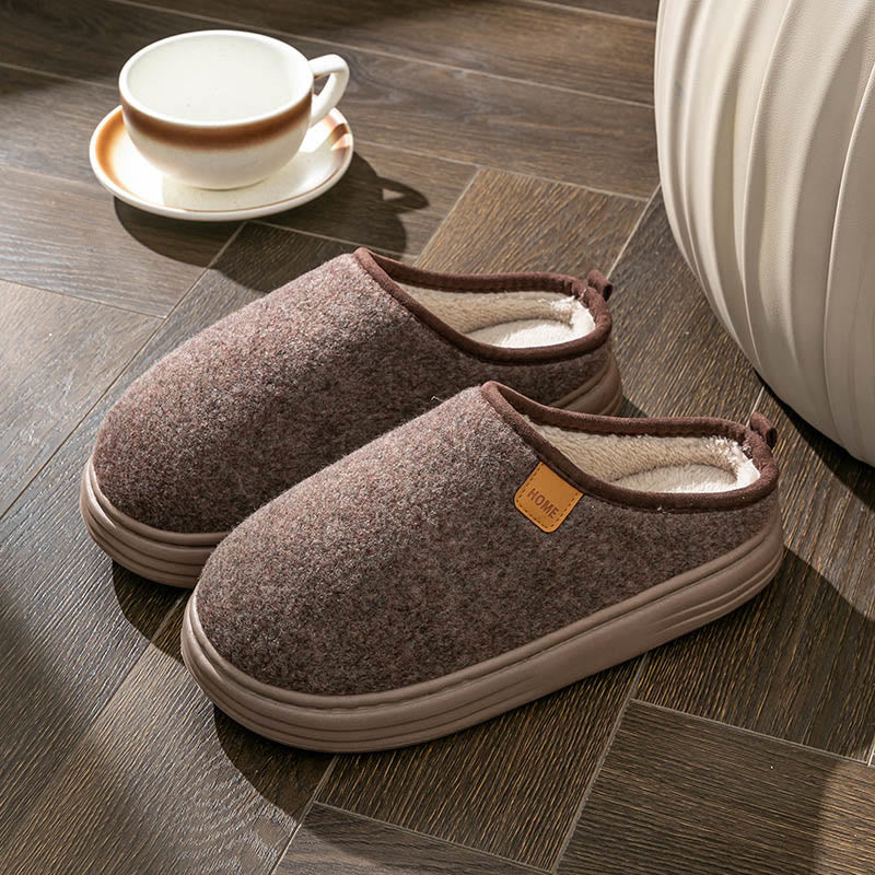 Plusock Plus Size Dense Slippers - Brown - EU49-50(US14-15) - image 8
