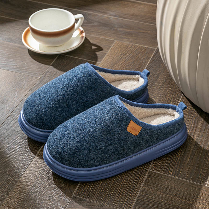 Plusock Plus Size Dense Slippers - Navy Blue - EU49-50(US14-15) - image 7