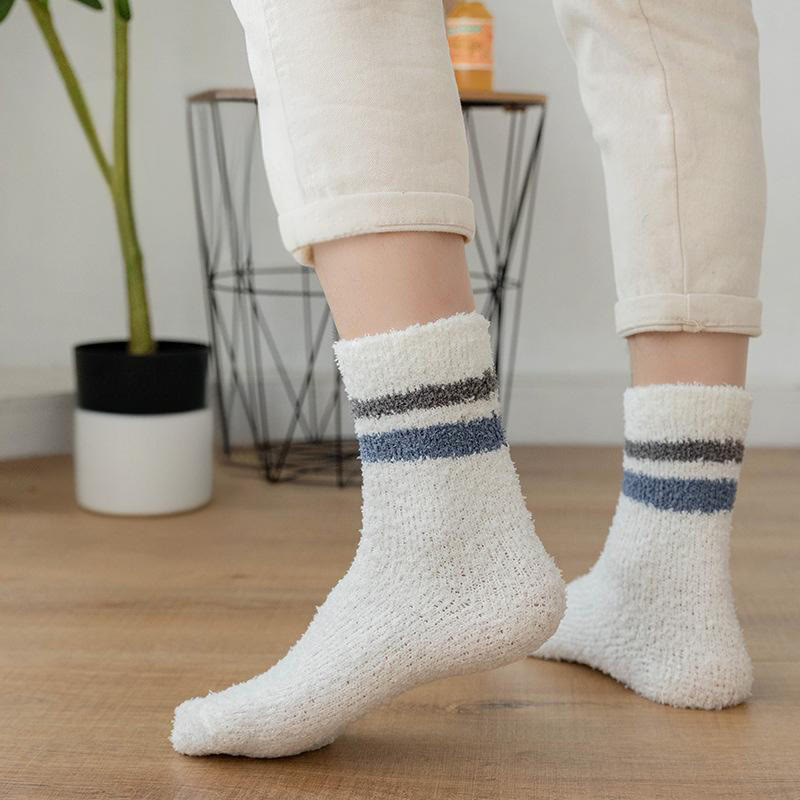 Plusock Plus Size Warm Sleeping Quarter Socks(5 Pairs) - image 4
