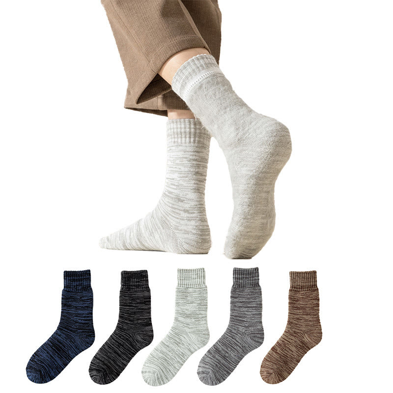 Plusock Plus Size Extra Thick Quarter Socks(5 Pairs) - image 0