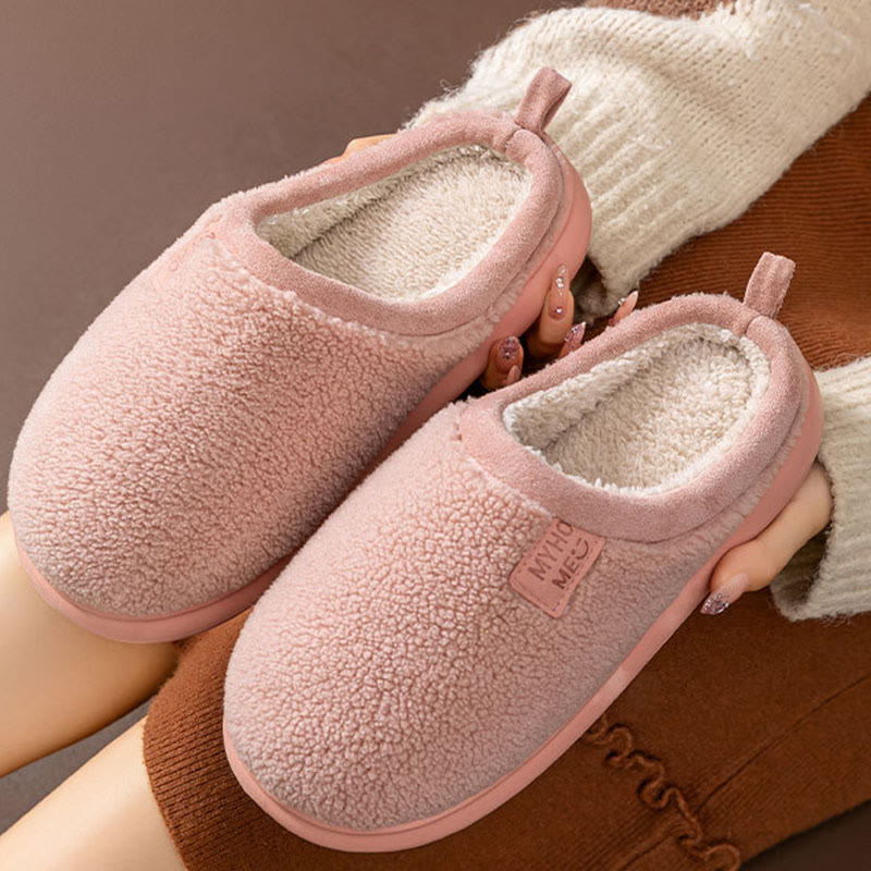 Plusock Plus Size Simple Plush Slippers - image 11