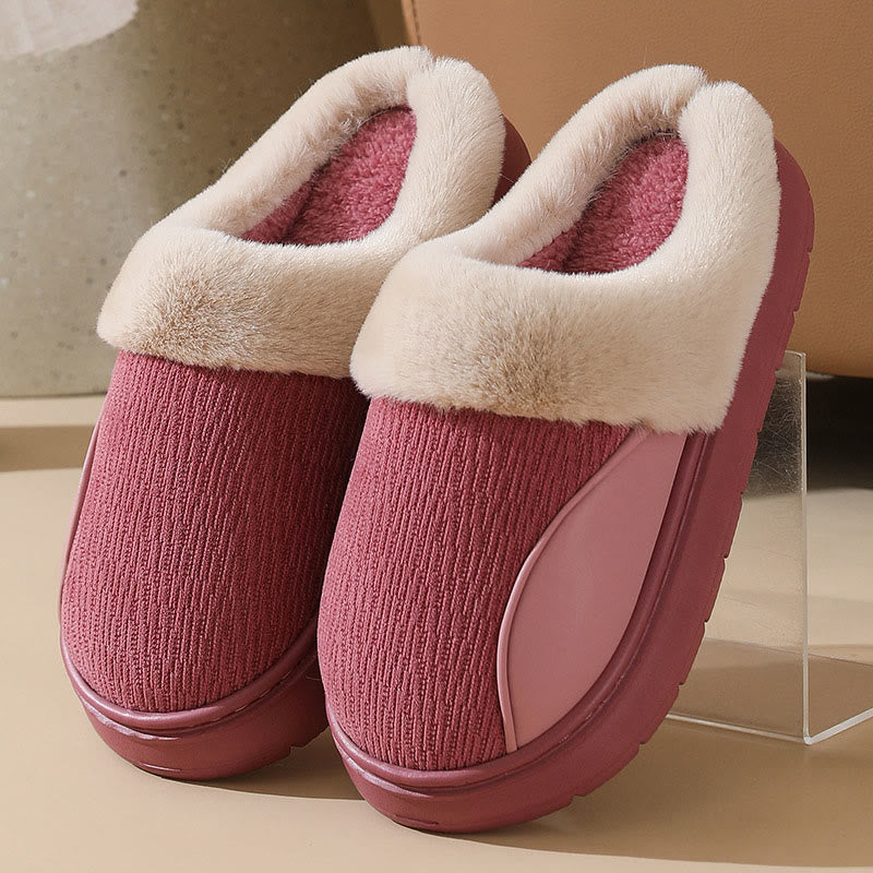 Plusock Plus Size Thick Soled Slippers - Pink - EU45-46(US11-12) - image 11