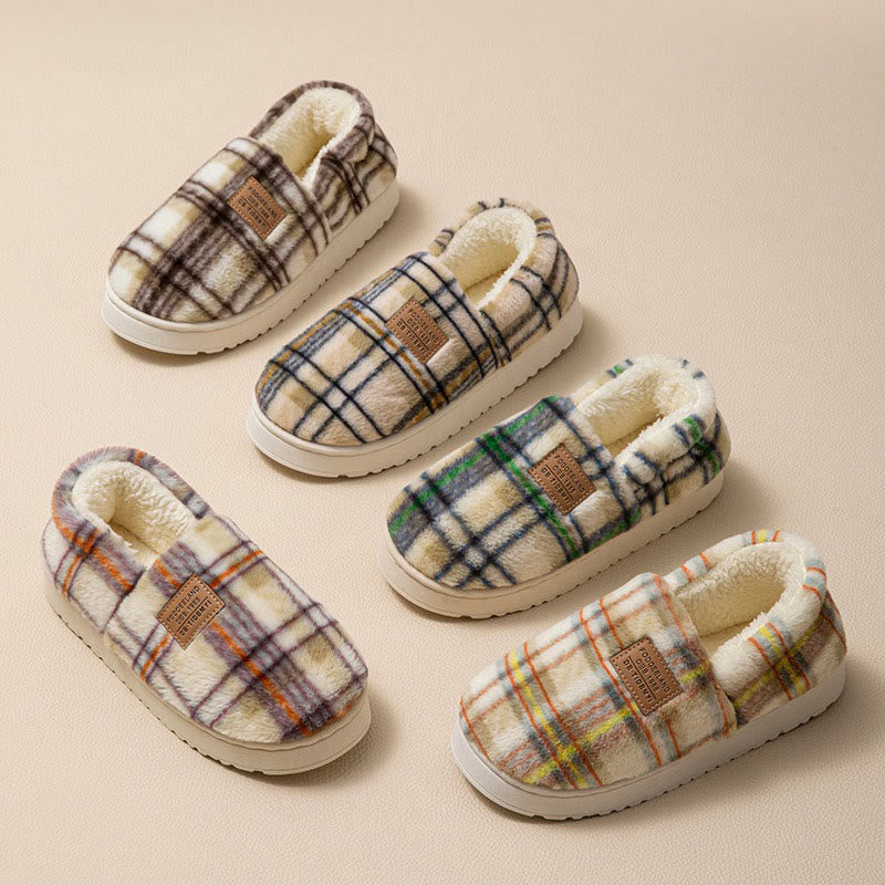 Plusock Plus Size Grid Design Slippers - image 6