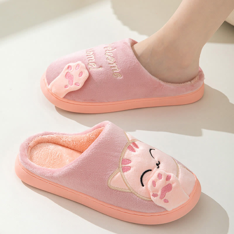 Plusock Plus Size 3D Cartoon Cat Slippers - image 2