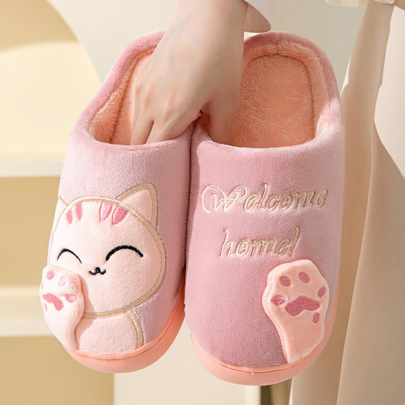 Plusock Plus Size 3D Cartoon Cat Slippers - image 3