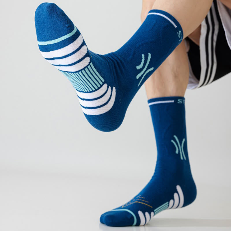 Plusock Plus Size Seamless Quarter Compression Socks(5 Pairs) - image 4