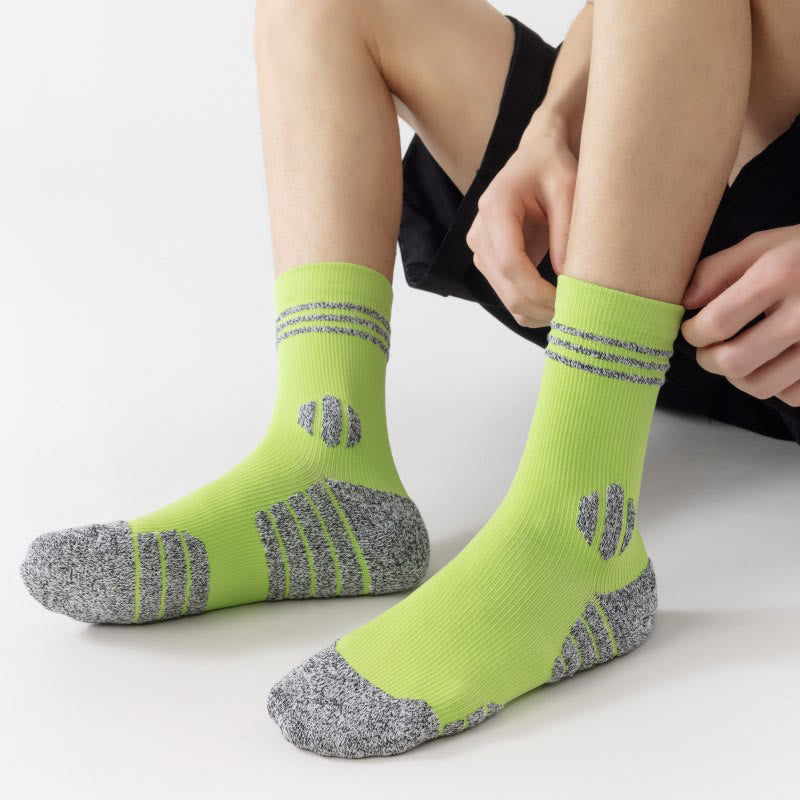 Plusock Plus Size Thick Cushion Quarter Compression Socks(5 Pairs) - image 7