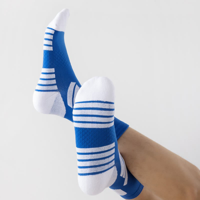 Plusock Plus Size Basketball Quarter Compression Socks(5 Pairs) - image 6