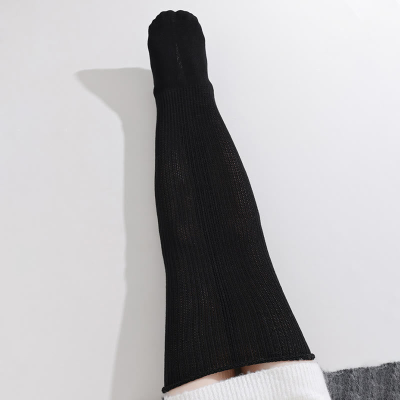 Plusock Plus Size Loose Cotton Thigh High Socks - image 13