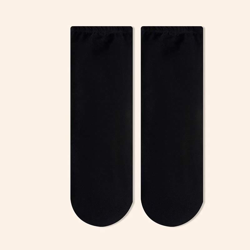 Plusock Soft Warm Bedtime Crew Socks - Black - EU36-40(US3-7) - image 7