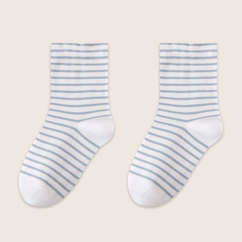 Plusock Breathable Stripe Sleep Socks(3 Pairs) - Light Blue - EU36-39(US3-6) - image 15