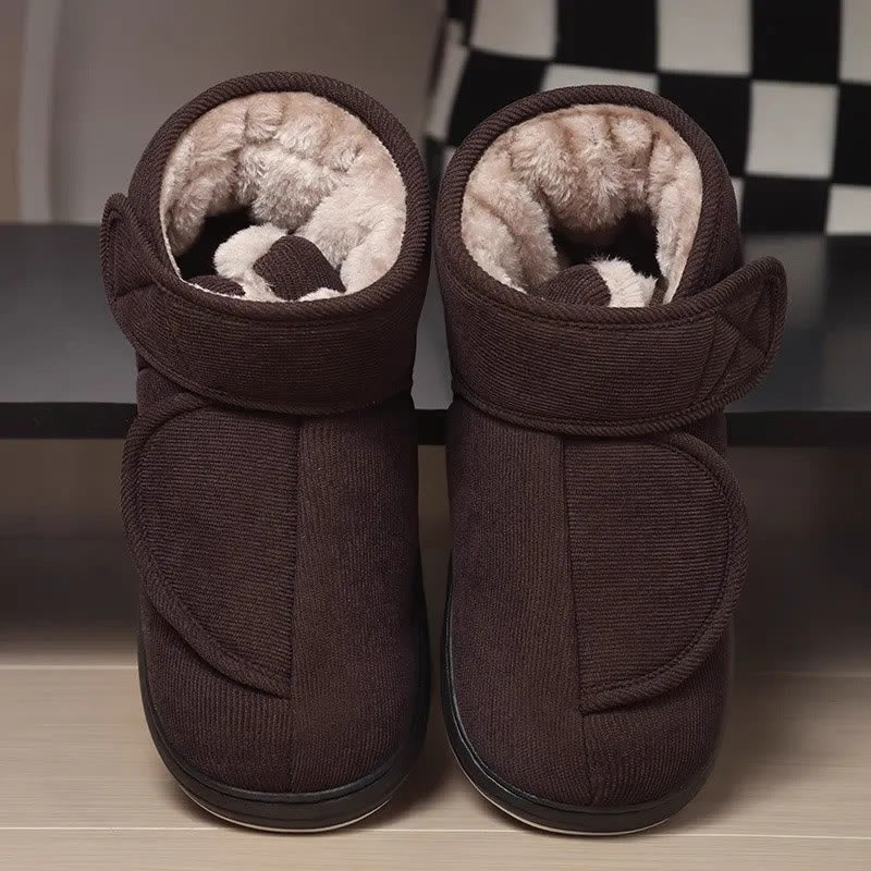 Plusock Plus Size Comfort Stability Slippers - Brown - EU46-47(US11-12) - image 9