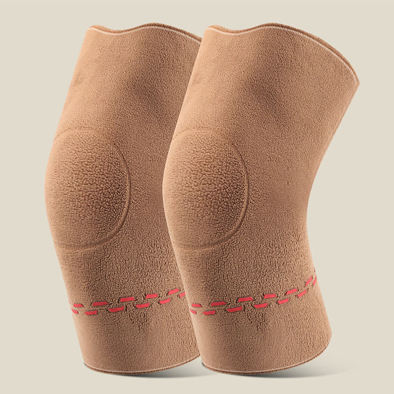 Plusock Soft Skin Friendly Knee Sleeves - Brown - L - image 16