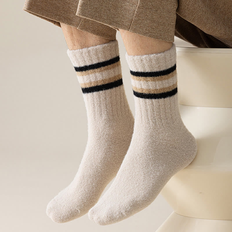 Plusock Two Tone Parallel Bars Quarter Socks(3 Pairs) - image 16