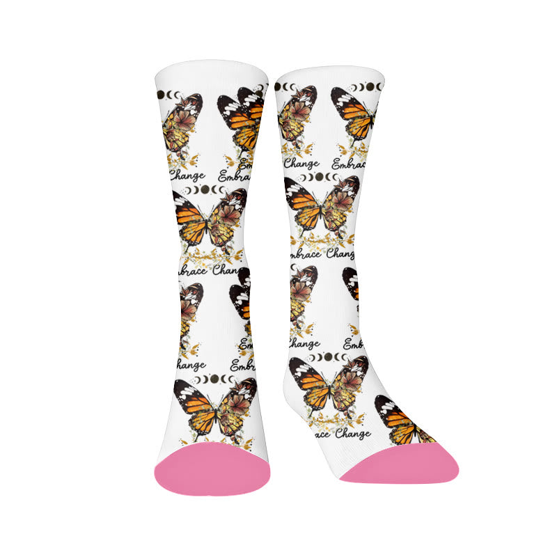 Plusock Bowknot Flag Butterfly Socks - Vintage(1 pair) - EU37-44(US4-10) - image 9