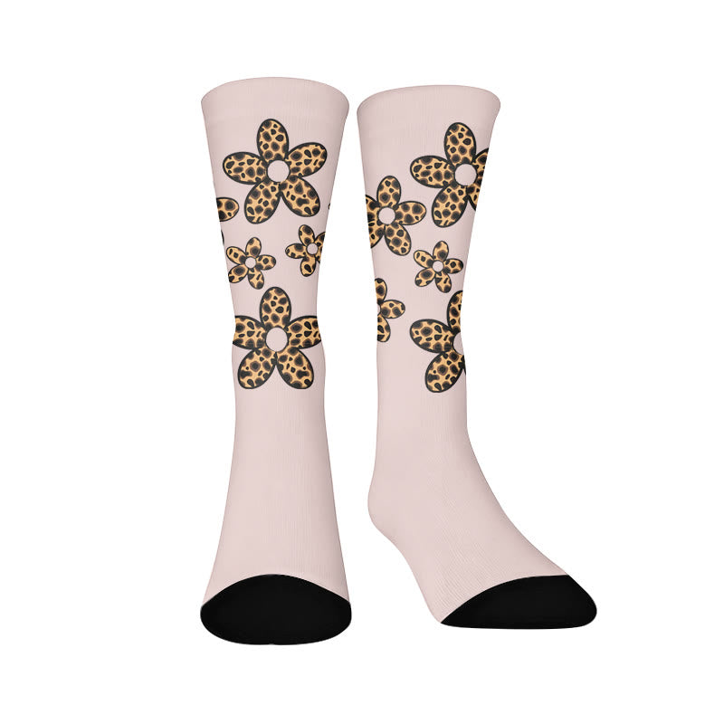 Plusock Butterfly Heart Leopard Print Socks - Leopard print(1 Pair) - EU37-44(US4-10) - image 9