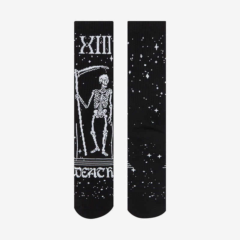 Plusock Skulls Skeletons Quarter Socks(3 Pairs) - image 6