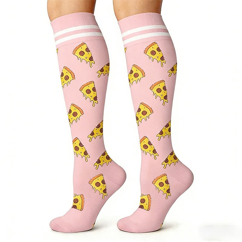 Plusock Hamburger French Fries Compression Socks(6 Pairs) - image 6