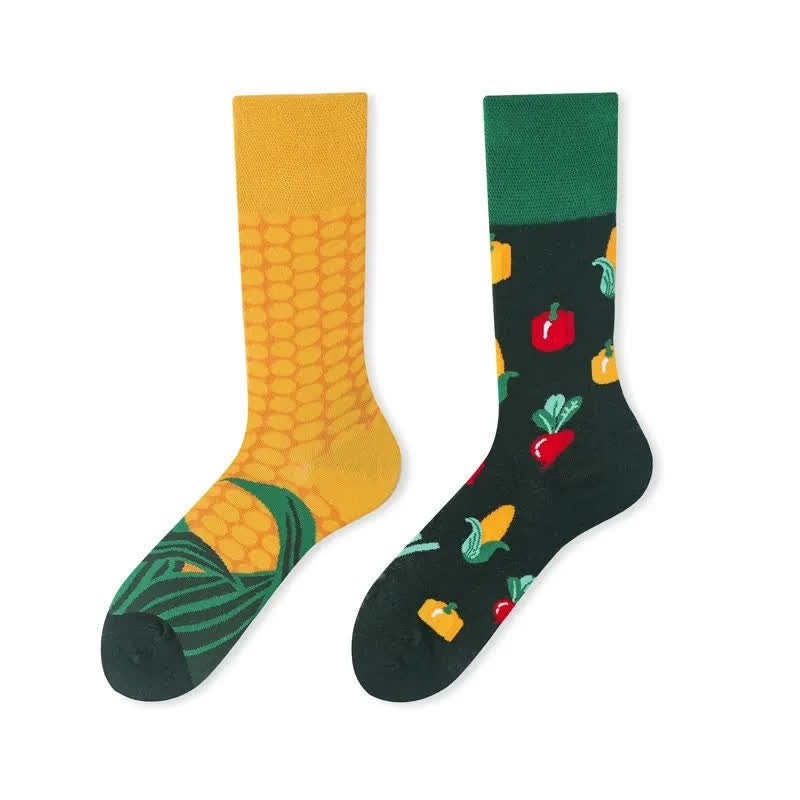 Plusock Corn Vegetable Quarter Socks - image 1