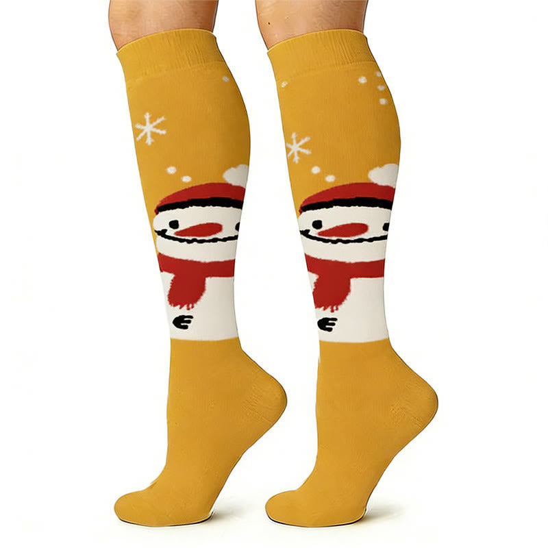 Plusock Elk Snowman Bear Compression Socks(6 Pairs) - image 7