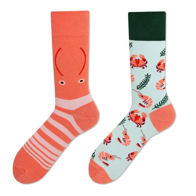 Plusock Crab Shrimp Quarter Socks - image 1