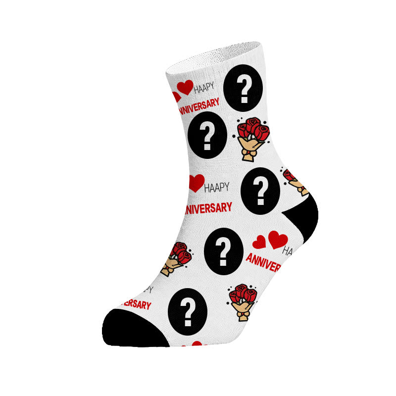 Plusock Custom Anniversary Face Socks - image 2