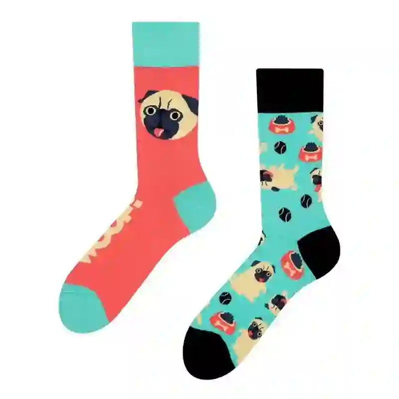 Plusock Cute Dog Quarter Socks - image 1
