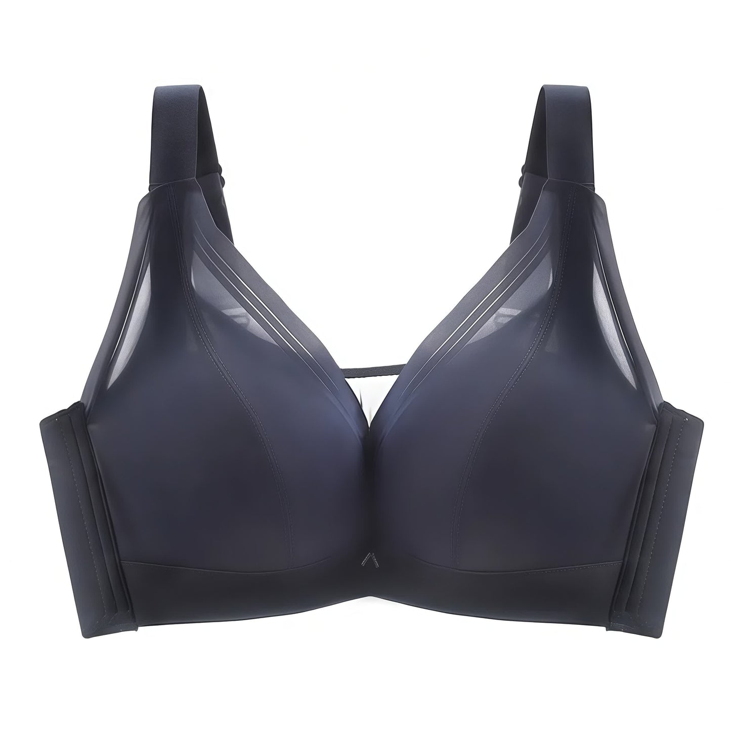 Plusock Seamless Comfort Underwire Bra - Blue - 46 - E - image 4
