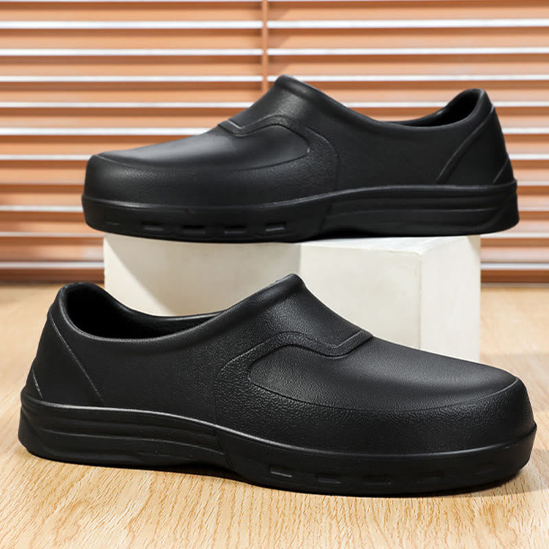 Plusock Plus Size Waterproof Slip On Work Shoes - image 10
