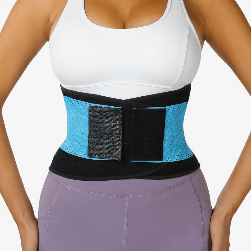 Plusock Breathable Adjustable Waist Brace - XXL - Blue - image 3