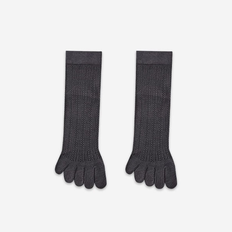 Plusock Bamboo Breathable Quarter Socks(3 Pairs) - Dark Grey - EU39-44(US6-10) - image 7
