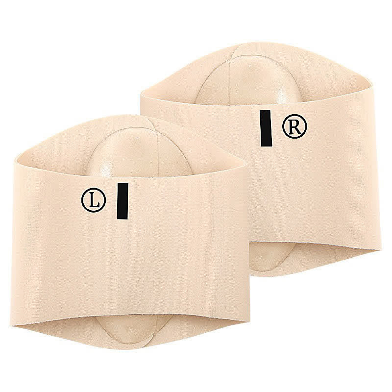 Plusock Silicone Foot Pad Straps Arch Brace(2 Pieces) - Nude - L - image 6