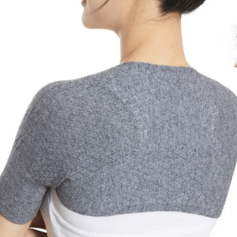 Plusock Lightweight Knit Breathable Shoulder Brace - Grey - XXL - image 7
