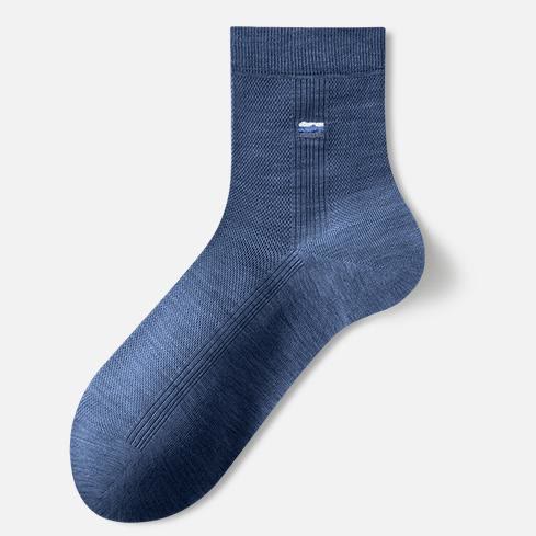 Plusock Silk Breathable Quater Socks(3 Pairs) - Royal Blue - EU39‑43(US6‑9) - image 10