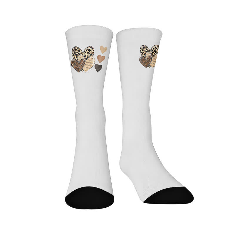 Plusock Leopard Butterfly Heart Socks - Heart(1 Pair) - EU37-44(US4-10) - image 9
