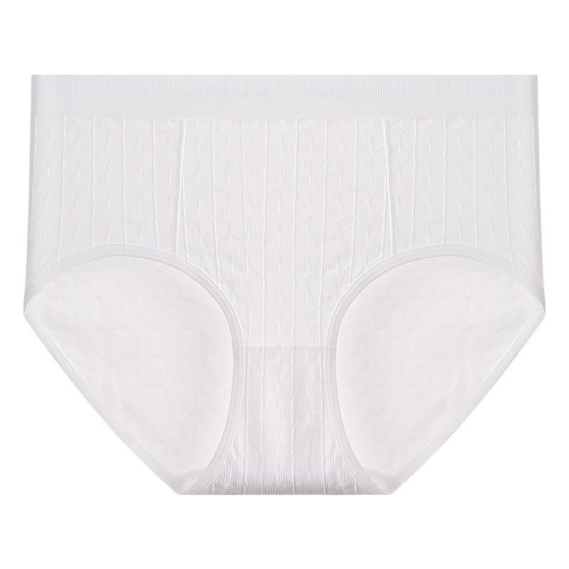 Plusock Breathable Textured High Rise Panty(4 Packs) - D - 5XL - image 5