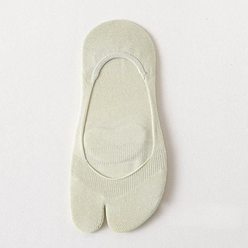 Plusock Soft Tabi No Show Socks(3 Pairs) - Green - EU36-39(US3-6) - image 13