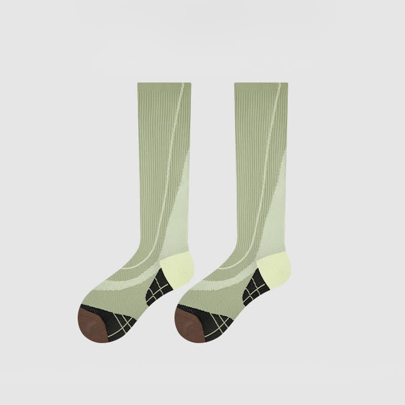 Plusock Burgundy Ribbed Compression Socks(2 Pairs) - image 11