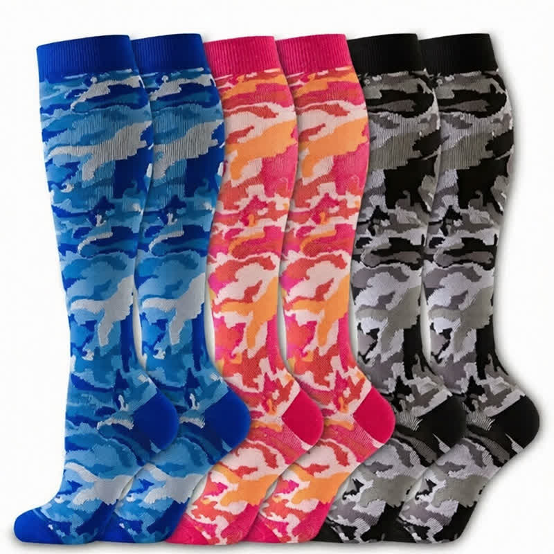 Plusock Blue Camo Compression Socks(3 Pairs) - image 4