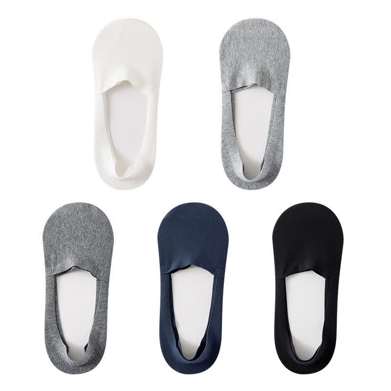 Plusock Breathable Cotton Invisible No Show Socks (3 Pairs) - image 8