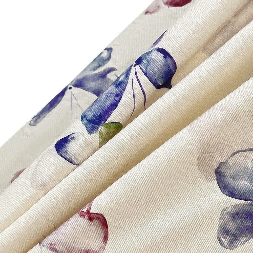 Plusock Vintage Floral V Neck Empire Waist Lightweight Sundresses - image 4