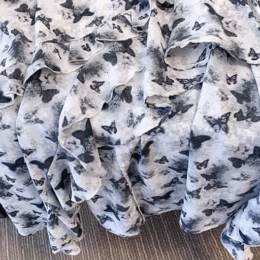 Plusock Plus SizeSquare Neck Puff Short Sleeve Floral Tiered Summer Dress - image 6