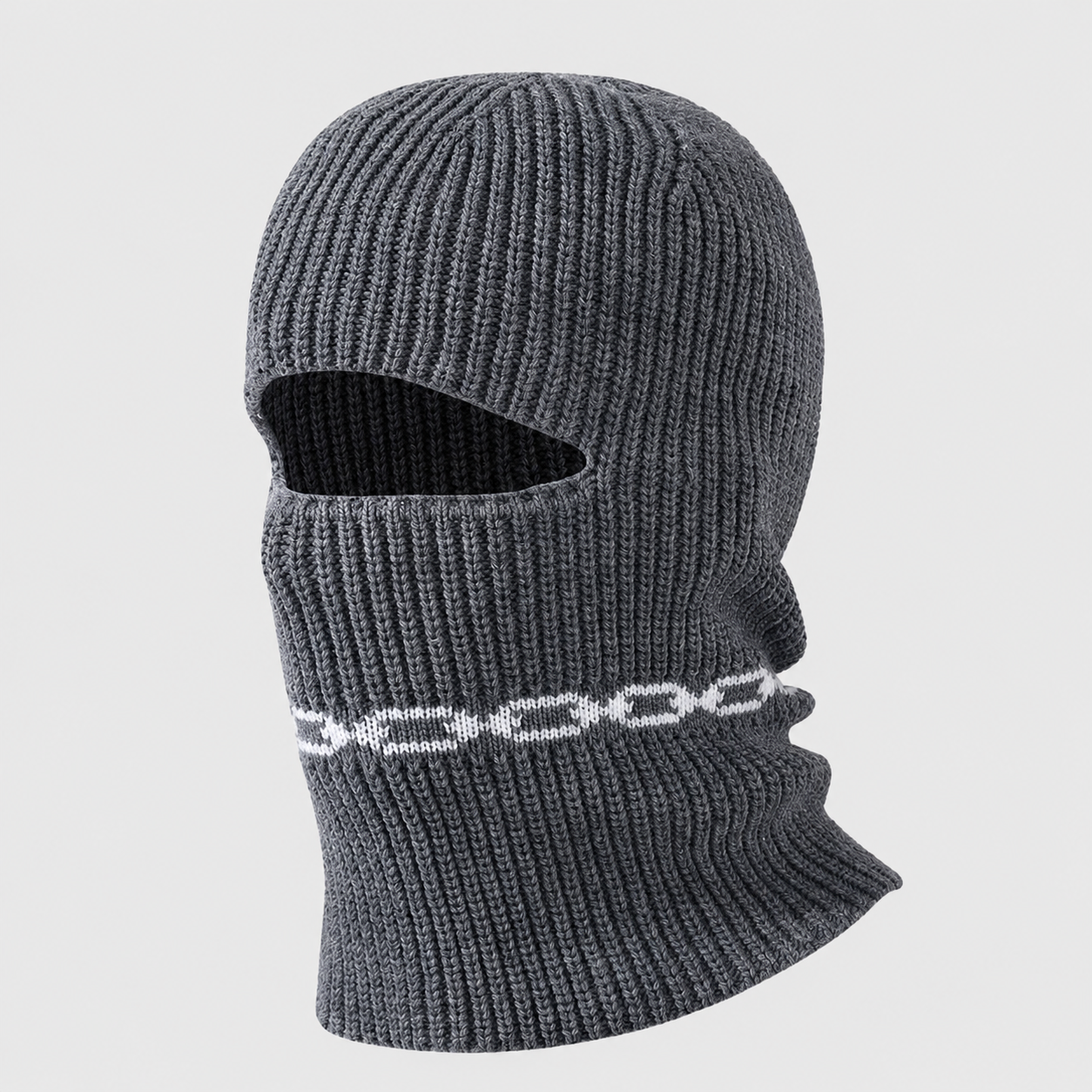 Plusock Convertible Ribbed Knit Cold Weather Balaclava Beanie - image 7