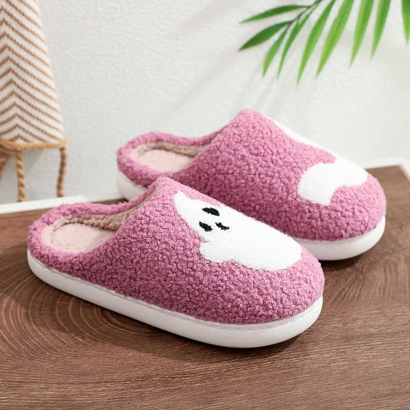 Plusock Halloween Minimalist Festive Fuzzy Slippers - E - EU 44-45(US10-11) - image 4