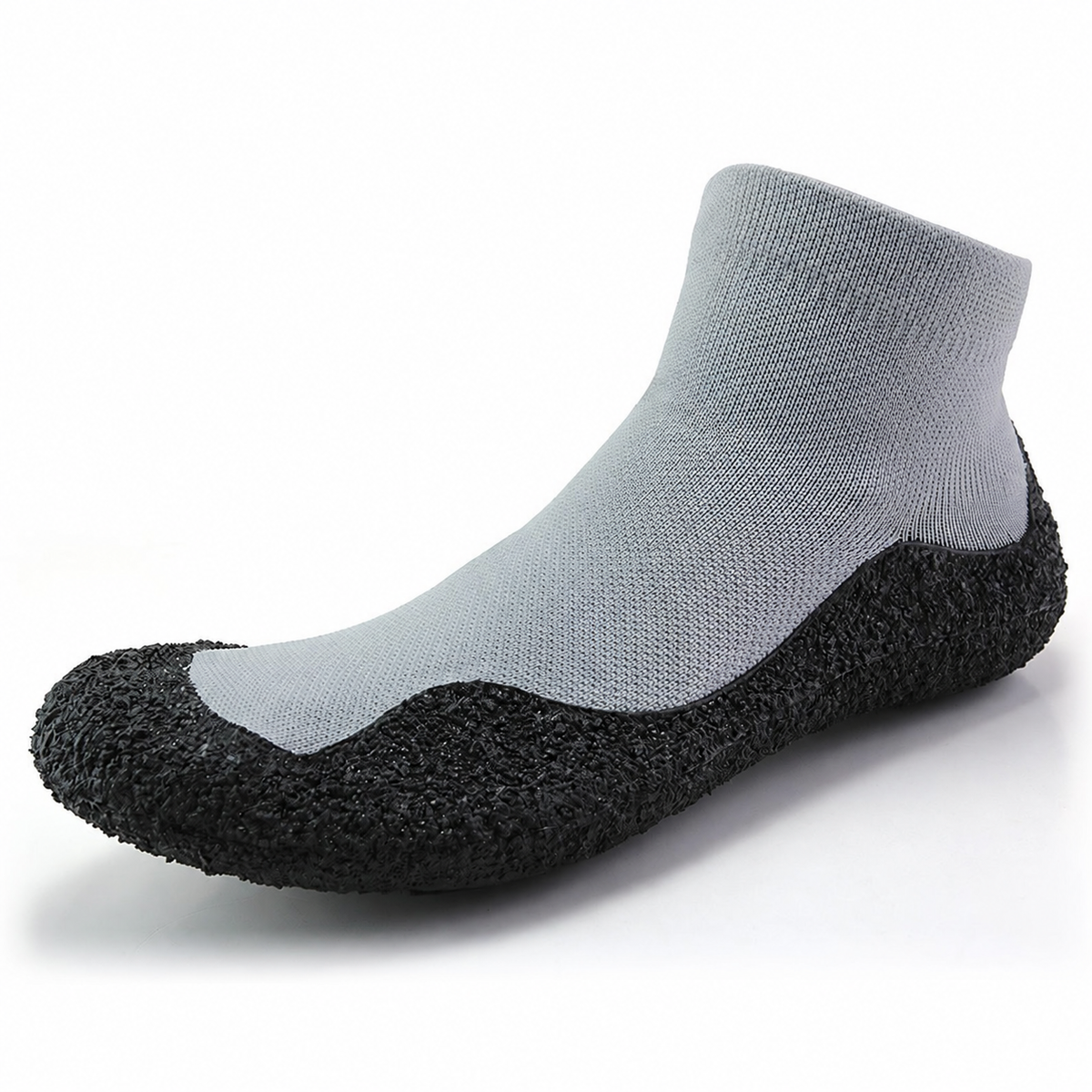 Plusock Plus Size Lightweight Barefoot Sock Shoes - Grey - US12 - image 9