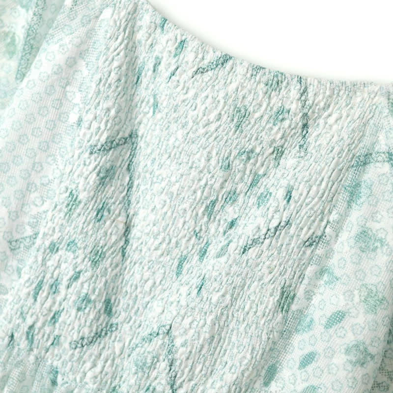 Plusock Sage Eyelet Boho Maxi Dress - image 5